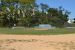 Baseball field area. Photo in July.