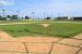 Overton Field from behind home plate.