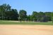 Alley Pond Park ball field view.