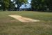 Cricket field view.