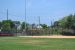 Softball field. View from outfield.