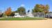 baseball field, view from outfield.