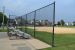 Dugout view-softball field.